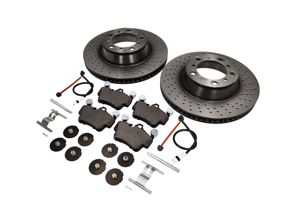 Pack Plaquettes et Disques de Frein ARRIÈRE Porsche 997 Carrera 2S Brembo - 99635240502, 99635240602, 99761267602, 99635208600, 99635208602, 95535296000, 99735193907, 99635240X02BRE, 99635240X02, 99735193907BRE
