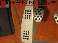 Rennline Dead Pedal Rubber Grip. Porsche 996 / 986 Boxster - P53, P53