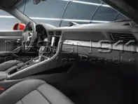 Innenraumpaket in gebürstetem Aluminium für MANUAL-Fahrzeuge. Porsche 991 - 99104480047, 99104480048