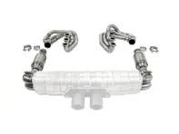 Système d'échappement sport CARGRAPHIC GT rétrocompatible avec ID42 GT, sans chauffage ni valves, pour silencieux GT3. Porsche 964 Carrera 2/4/RS - 96411104504, 96411104605, 96411104502, 96421103905, 96421103932, 96421104004, 997111027A1