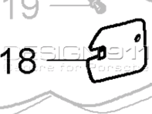 Front bumper retaining plate. Porsche 970 Panamera - 97050532500, 97050532600