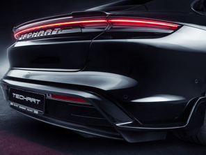 Marco difusor TechArt con aletas. Porsche 9J1.1 / 9J1.2 Taycan - 09J.121.500.009 - 09J.121.500.009