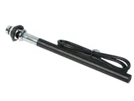 Universal manual antenna assembly with chrome mast. Porsche - 477035503A, 94464510100 - URO-014183, 1600900300