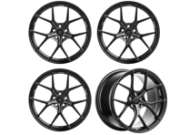 Titan 7 Forged T-S5 Split 5 Spoke Alloy Wheel Set 18' Machine Black. Porsche 987 / 981 / 718 - TS501890048513071MB, TS501810035513071MB