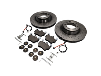 Pacchetto pastiglie freno e disco freno POSTERIORI Porsche 997 C4S