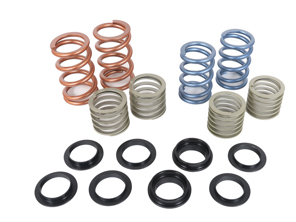 StreetCup spring package set. Porsche 991 GT3 / GT3 RS BBi Autosport - 99134353180, 98134353180, 99133353181, 99133353182, 99133353183 - bbi.991.401.0005