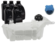 Engine coolant expansion tank kit. Porsche 996 2001 >> / 997.1 / 997.2 - 99610615703, 99610615704, 99610615700, 99610615701, 99610615702