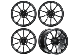 Ensemble de jantes en alliage Titan 7 Forged T-R10 à 10 rayons, noir machine 21". Porsche 9J1 Taycan - TR102195050513071MB, TR102111555513071MB