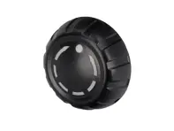 Rotary knob RIGHT for Radio control. Porsche 987.1 Boxster / 987C.1 Cayman / 997.1 - 95564295200, 99764220200A05, 99764220201A05