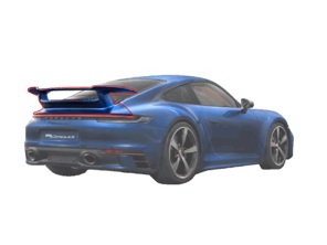 Aerokit-Heckspoiler. Porsche 992 Carrera 2 / Carrera 4 mit Sport-Design-Paket - 992827078V04, 992827078AV04, 992827078B, 992827078C