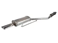 Silencieux arrière, Style origine, Inox, avec sortie polie Porsche 924 2.0L 1976-88 - 92.403S, 92403S, 1620608300, 477253125K, 477253125, 477253125S - 1620608300