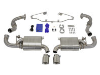 Exhaust Muffler / Silencer Sports VALVETRONIC DesignTek for Porsche 981 Boxster & Cayman 2012-2016 - 98104420003, 98104420001, 98104420002, 9810442000
