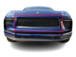 Centre de pare-chocs avant en acier inoxydable Calandre supérieure ZunSport. Porsche Macan / S / GTS Facelift - ZPR81121, ZPR81121B, ZPR81121, ZPR81121B