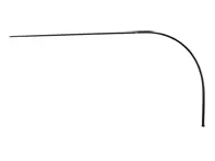 Tubo guía para cable de desbloqueo del capó. Porsche 911 63-89 - 91150218100, 91150218100, 91150218100GRV - 1670750200