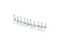 Fixing screw set armrest pair. Porsche 911 1969-73 - N0120072, 90002700403, N0147612, 90011912901, N0147652, PCG014765 - TRP11.1.143