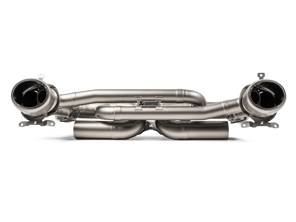 Línea de carrera Akrapovic Slip-On (titanio). Porsche 992 Carrera / S / 4 / 4S / Cabriolé - 992251053A, 992298019A