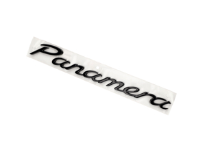Inscription/Lettering 'Panamera', Rear Lid, High Gloss Black. Porsche 971.1 / 971.2 Panamera 2017-24 - 971853675H