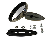 Specchiera tonda Durant Style con bordo. Porsche 911 1968-71 - 90173111101 - 1689100400, URO-004082, EP090748, 911278