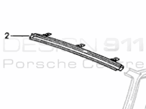 Dachfrontplatte. Porsche 993 1994-98 - 99350214300GRV