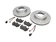REAR Brake Pads and Brake Disc Package Porsche 718 ABS