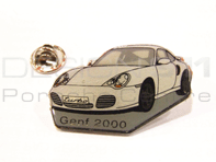 Pin's 'Porsche 996 Turbo - GENF 2000' Blanc