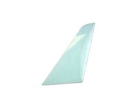 Lightweight front 1/4 window glass, Blue Tint. 5mm plexiglass Porsche 911 69-89 COUPE / 964 COUPE - 91154251100, 91154251200