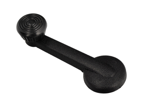 Poignée de fenêtre, Zinc, Noir. Porsche914 - 111837581J, 1138375813 - 8188300200