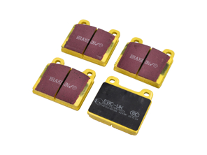 Plaquettes de frein avant EBC YELLOW « Fast Road ». Porsche 911 / 930 (référence d'origine 91135195002) - 91135195001, 91135195002, 91135195006, 91135195008, 91135195011 - DP4103R