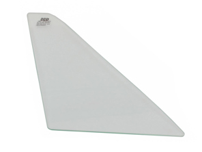 Vitre avant 1/4, teinte verte. Porsche 911/912 65-73 TARGA - 91154250440, 91154250340