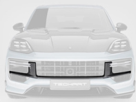 TechArt Carbon Front Grille. Porsche 9YA (E3.2) Cayenne with Sport Design from MY24 - 09Y.121.108.009G, 09Y.121.108.009M - 09Y.121.108.009G, 09Y.121.108.009M