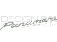 'PANAMERA' - Chrome Rear Badge for Porsche 970 Panamera - 97055923708, 97055923706