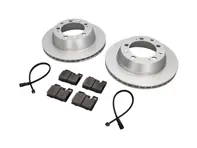 Pack plaquettes et disques de frein arrière. Porsche 944 Voitures sans ABS - 94435204105, 94435295102, 94461221104