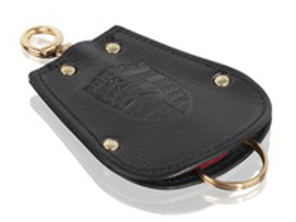 Porta llaves para Porsche 356 en CUERO NEGRO - PCG044200001AJ