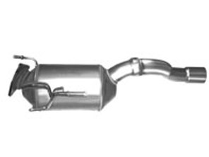 Dieselpartikelfilter. Porsche 957 Cayenne 3.0 Diesel - 7L8131709D, 7L8254400NX, 95511302360, 955113023GX - BM11349