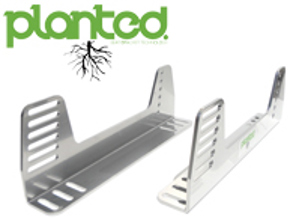 Montage latéral universel à 90 degrés en aluminium planté - GRIS