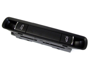 Schalterfeld Motorhauben- und Heckklappenöffner. Porsche 981 / 911 - 99161310501A05, 99161310500A05