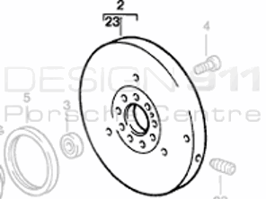 Flywheel. Porsche 944 1982-85