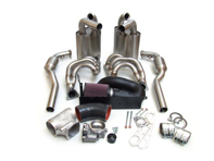 Exhaust Package + Plenum 82mm Throttle Body + Induction Kit Porsche 996 C2 / C4 / C4S - 97182, 57-7000, 3606009602, 3606309601, 3606109961, 99611112257, 99611113254, 99611198404, 99611113274, 99611113275, 99611113270, 99611198405, 99611113168, 99611198504, 99611113174, 99611113175, 99611113170, 99611198505, 99611112157, 99611113154, 99760511601, 99711152000, 99611110800, 90037818301, 90037810501, 90038000501