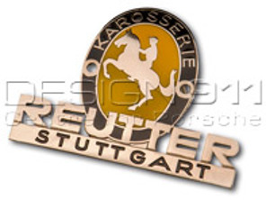 Reutter-Plakette, 1950 bis 1953. Porsche 356 - PSP72300100, PCG72300100