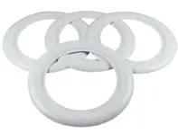 Juego de tapacubos 15', Blanco. Porsche 356 - AC601215A, 8160300510