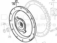 Schwungraddämpfer. Porsche 968 - 94411606504