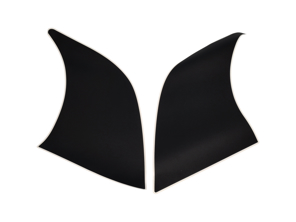 Juego de 2 láminas protectoras contra piedras, NEGRO. Porsche 993 Carrera Película protectora de pintura - PCG55932004041