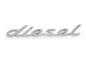DIESEL - Insigne de porte chromé pour Porsche 970 Panamera - 97055925500
