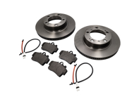 FRONT Brake Pads and Brake Disc Package for Porsche Boxster 986 2.5L / 2.7L 1997-04 - 98735193903, 98635140105, 99661236501, 98735193903BRE, 98635140105BRE, P65007, 98635139311, 98635193911, 98635193913, 98635193915, 98735193902, 98735193904, 09948211, 99661236500