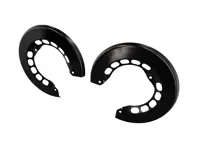 Brake disc cover plates Set of 2 REAR. Porsche 911 1974-89 - 91135280120, 911.352.801.20, 911 352 801 20 - SC296, 1664300200