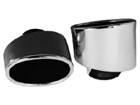 Uitlaateindpijpen, verchroomd roestvrij staal. Porsche 993Turbo - 93902S, 93.902S, 1620702210, 99311125201, 99311125201, 92901CHR, 92.902CHR, 1620703110