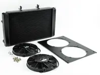 Aluminium radiator, fan and fan shroud kit. Porsche 944 / 944 turbo - 95110603150, 95110603103, 95110603105, 95110603107, 94410603103, 94410603104, 94410603101