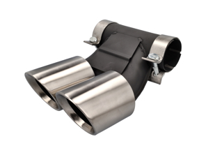 DesignTek Sorties d'échappement finition brossée pour Porsche 982 / 982C - 982251187H, 982251187N, 982251187L, 982251187R, 982251187G, 982251187J, 982251187Q, 982251187K, 982251187P