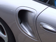 Seitliche Luftdüsen Turbo. Porsche 996 Turbo - 99650436101G2X, 99650436201G2X