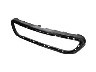 Cadre de retenue central de pare-chocs avant, noir. Porsche 981 Boxster 2012>2016 - 98150556901, 981505569011E0